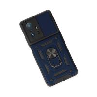 Newface Xiaomi Mi 11T Pro Kılıf Pars Lens Yüzüklü Silikon - Lacivert