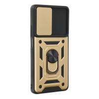 Newface Xiaomi Mi 11T Pro Kılıf Pars Lens Yüzüklü Silikon - Gold