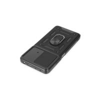 Newface Xiaomi Poco X4 Pro 5G Kılıf Pars Lens Yüzüklü Silikon - Siyah