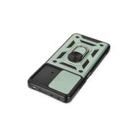 Newface Xiaomi Poco X4 Pro 5G Kılıf Pars Lens Yüzüklü Silikon - Yeşil