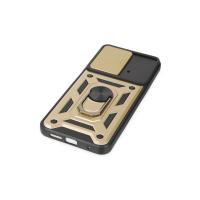 Newface Xiaomi Poco M4 Pro 4G Kılıf Pars Lens Yüzüklü Silikon - Gold