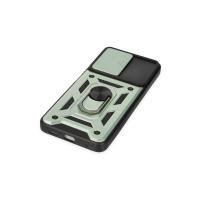 Newface Xiaomi Poco X3 GT Kılıf Pars Lens Yüzüklü Silikon - Yeşil