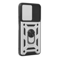 Newface Xiaomi Poco X3 GT Kılıf Pars Lens Yüzüklü Silikon - Gümüş