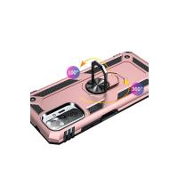 Newface Xiaomi Redmi Note 10 Pro Kılıf Sofya Yüzüklü Silikon Kapak - Rose