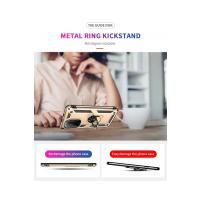 Newface Xiaomi Poco F3 Kılıf Sofya Yüzüklü Silikon Kapak - Gold