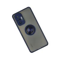 Newface Xiaomi Redmi Note 10 Pro Kılıf Montreal Yüzüklü Silikon Kapak - Lacivert