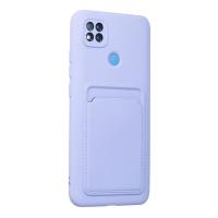 Newface Xiaomi Redmi 9C Kılıf Kelvin Kartvizitli Silikon - Lila
