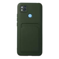 Newface Xiaomi Redmi 9C Kılıf Kelvin Kartvizitli Silikon - Koyu Yeşil