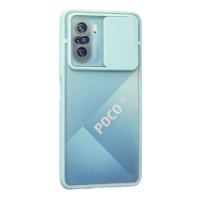 Newface Xiaomi Poco F3 Kılıf Palm Buzlu Kamera Sürgülü Silikon uaz