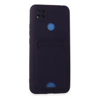 Newface Xiaomi Redmi 9C Kılıf Kelvin Kartvizitli Silikon - Derin Mor
