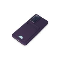 Newface Xiaomi Redmi Note 11S Kılıf Kelvin Kartvizitli Silikon - Derin Mor