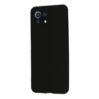 Newface Xiaomi Mİ 11 Lite Kılıf Nano içi Kadife Silikon - Siyah