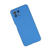Newface Xiaomi Mİ 11 Lite Kılıf Nano içi Kadife Silikon - Mavi