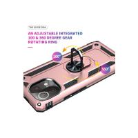 Newface Xiaomi Mİ 11 Lite Kılıf Sofya Yüzüklü Silikon Kapak - Rose