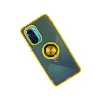 Newface Xiaomi Redmi K40 Kılıf Montreal Yüzüklü Silikon Kapak - Sarı