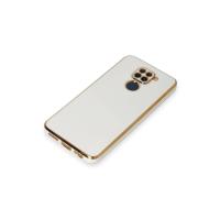 Newface Xiaomi Redmi Note 9 Kılıf Volet Silikon - Beyaz