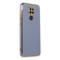 Newface Xiaomi Redmi Note 9 Kılıf Volet Silikon - Mavi