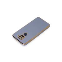 Newface Xiaomi Redmi Note 9 Kılıf Volet Silikon - Mavi