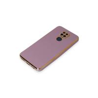 Newface Xiaomi Redmi Note 9 Kılıf Volet Silikon - Mor