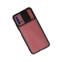 Newface Xiaomi Redmi 9T Kılıf Palm Buzlu Kamera Sürgülü Silikon - Siyah