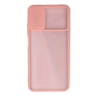 Newface Xiaomi Redmi 9T Kılıf Palm Buzlu Kamera Sürgülü Silikon - Pembe