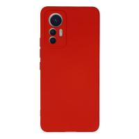 Newface Xiaomi Mi 12 Lite Kılıf Nano içi Kadife Silikon - Kırmızı