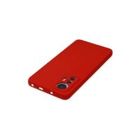 Newface Xiaomi Mi 12 Lite Kılıf Nano içi Kadife Silikon - Kırmızı