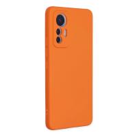 Newface Xiaomi Mi 12 Lite Kılıf Nano içi Kadife Silikon - Turuncu