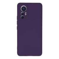 Newface Xiaomi Mi 12 Lite Kılıf Nano içi Kadife Silikon - Mor