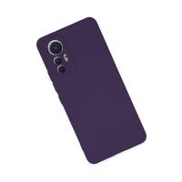 Newface Xiaomi Mi 12 Lite Kılıf Nano içi Kadife Silikon - Mor