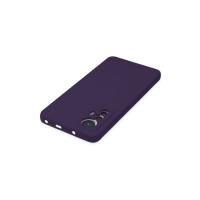 Newface Xiaomi Mi 12 Lite Kılıf Nano içi Kadife Silikon - Mor