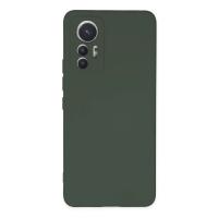 Newface Xiaomi Mi 12 Lite Kılıf Nano içi Kadife Silikon - Koyu Yeşil