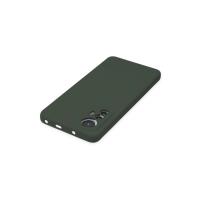 Newface Xiaomi Mi 12 Lite Kılıf Nano içi Kadife Silikon - Koyu Yeşil