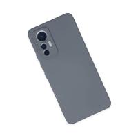 Newface Xiaomi Mi 12 Lite Kılıf Nano içi Kadife Silikon - Gri