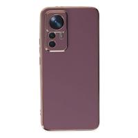 Newface Xiaomi Mi 12T Pro Kılıf Volet Silikon - Mor