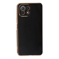 Newface Xiaomi Mİ 11 Lite Kılıf Volet Silikon - Siyah