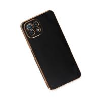 Newface Xiaomi Mİ 11 Lite Kılıf Volet Silikon - Siyah