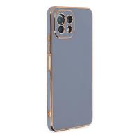 Newface Xiaomi Mİ 11 Lite Kılıf Volet Silikon - Mavi