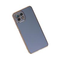 Newface Xiaomi Mİ 11 Lite Kılıf Volet Silikon - Mavi