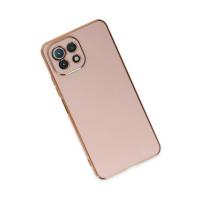 Newface Xiaomi Mİ 11 Lite Kılıf Volet Silikon - Pembe