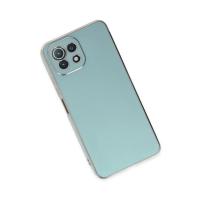 Newface Xiaomi Mİ 11 Lite Kılıf Volet Silikon - Açık Yeşil
