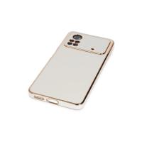 Newface Xiaomi Poco X4 Pro 5G Kılıf Volet Silikon - Beyaz