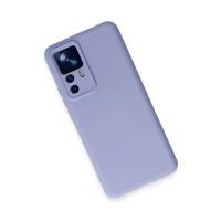 Newface Xiaomi Mi 12T Pro Kılıf Nano içi Kadife Silikon - Lila