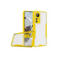 Newface Xiaomi Mi 12T Kılıf Platin Silikon - Sarı