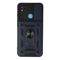 Newface Xiaomi Redmi 9C Kılıf Pars Lens Yüzüklü Silikon - Lacivert