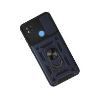 Newface Xiaomi Redmi 9C Kılıf Pars Lens Yüzüklü Silikon - Lacivert