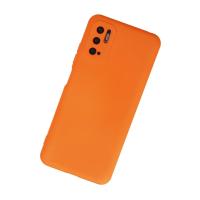Newface Xiaomi Redmi Note 10 5G Kılıf Nano içi Kadife Silikon - Turuncu