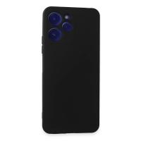 Newface Xiaomi Redmi 12 Kılıf Nano içi Kadife Silikon - Siyah