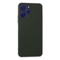 Newface Xiaomi Redmi 12 Kılıf Nano içi Kadife Silikon - Koyu Yeşil