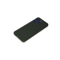 Newface Xiaomi Redmi 12 Kılıf Nano içi Kadife Silikon - Koyu Yeşil